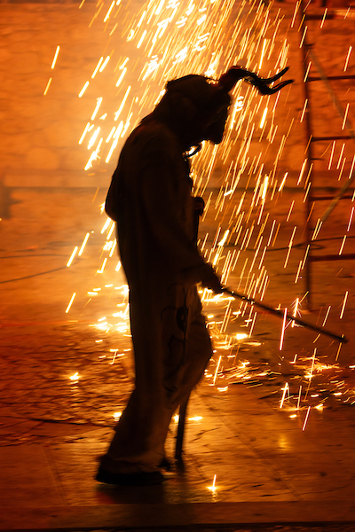 Dimoni en una fiesta mayor del Pla de Mallorca